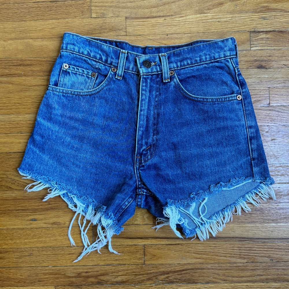 Levi's Short Blue Cutoff Jean Shorts